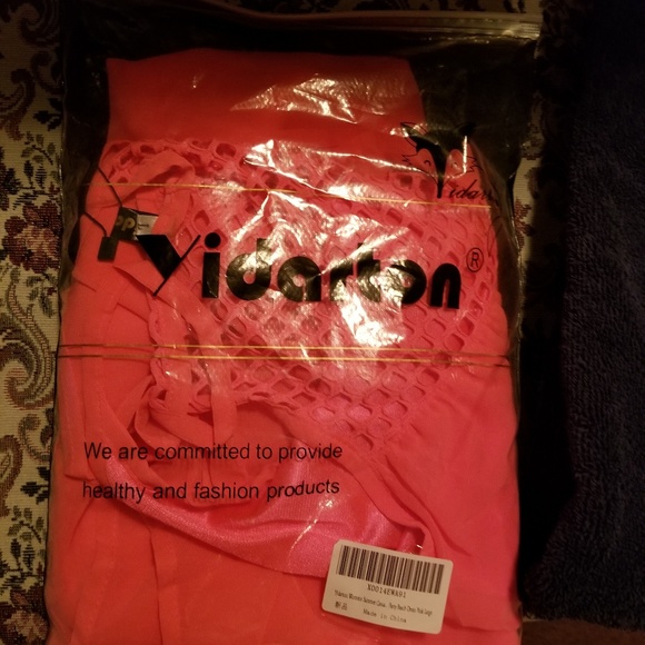 Coral summer dress - Picture 3 of 4